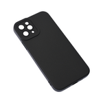 Silikonska maska / futrola Teracell Giulietta za iPhone 11 Pro mat crna.