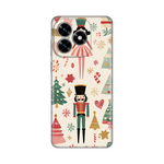 Silikonska maska / futrola print za Huawei Honor X5c Plus Vintage Christmas.
