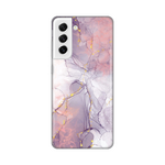 Silikonska maska / futrola print za Samsung G990 Galaxy S21 FE Pink Marble.