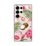 Maska / futrola print Magsafe za Samsung S938 Galaxy S25 Ultra Coconut Paradise.