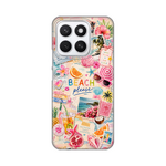 Silikonska maska / futrola print ultra tanka za Huawei Honor X8c Beach Please.