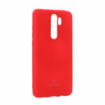 Silikonska maska / futrola Teracell Giulietta za Xiaomi Redmi Note 8 Pro mat crvena.