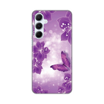 Silikonska maska / futrola print za Samsung A556 Galaxy A55 5G Butterfly And Flowers.