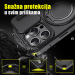 Maska / futrola CamShield Ring stand za Samsung Galaxy S23 Ultra crna.