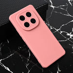 Silikonska maska / futrola Teracell Giulietta za Xiaomi Redmi Note 14 Pro 5G mat tamno roze.