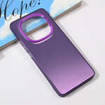 Maska / futrola providna za Xiaomi Redmi Note 14 Pro Plus 5G ljubicasta.