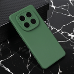 Silikonska maska / futrola Teracell Giulietta za Xiaomi Redmi Note 14 Pro 5G mat zelena.