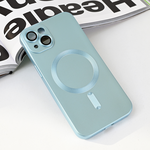 Maska / futrola Magsafe Chrome za iPhone 14 plava.