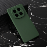 Silikonska maska / futrola Teracell Giulietta za Xiaomi Redmi Note 14 Pro 4G mat zelena.