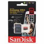 Memorijska Kartica SanDisk SDHC 256GB Extreme PRO 4K UHD V30 sa adapterom ZJCN.