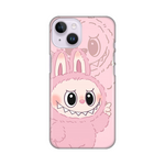 Silikonska maska / futrola print za iPhone 14 La Bubu Pink.