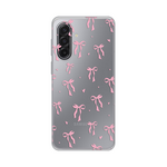 Silikonska maska / futrola print ultra tanka za Samsung A175 Galaxy A17 Cute Bow.