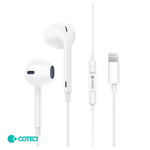 Slusalice Coteci MS-031 za iPhone lightning bele.