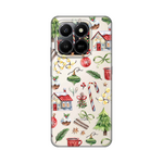 Silikonska maska / futrola print ultra tanka za Honor X7d 4G/400 Smart 5G Winter Spirit.