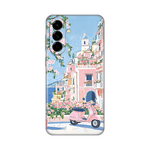 Silikonska maska / futrola print za Samsung A576 Galaxy A57 5G Pink Italy.