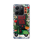 Silikonska maska / futrola print ultra tanka za Xiaomi Redmi Note 14 4G (SRB) Bella Vita.