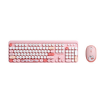 Combo mis i tastatura Coteci 84021 pink.