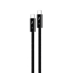 Data kabl Coteci Thunderbolt OF-066 120Gbps 240W 4k PD Type C na Type C crni 0.3m.