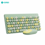 Combo mis i tastatura Coteci OF-053 zelena.