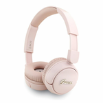 Bluetooth slusalice Guess Script Metal Logo pink (GUBHV6SCP).