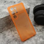 Maska / futrola AIR STRIPE za Samsung S938 Galaxy S25 Ultra 5G narandzasta (MS).