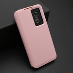 Maska / futrola na preklop Smart Window za Samsung S911B Galaxy S23 5G roze (MS).