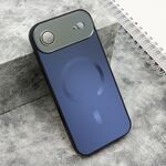 Maska / futrola COLOR METAL Magsafe za iPhone 17 Air tamno plava (MS).