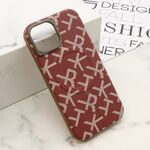 Maska / futrola MONOGRAM MagSafe za iPhone 15 crvena (MS).