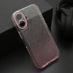 Maska / futrola OMBRE GLITTER za iPhone 17 roze (MS).