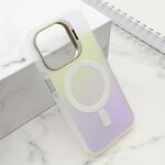 Maska / futrola SHINE MagSafe za iPhone 15 Pro (6.1) bela (MS).