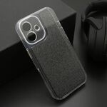 Maska / futrola OMBRE GLITTER za iPhone 16 (6.1) crna (MS).