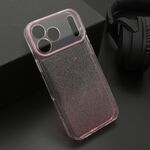 Maska / futrola OMBRE GLITTER za iPhone 17 Pro Max (6.9) roze (MS).
