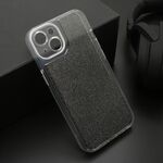 Maska / futrola OMBRE GLITTER za iPhone 13 (6.1) crna (MS).