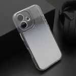 Maska / futrola OMBRE GLITTER za iPhone 16 (6.1) bela (MS).