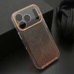 Maska / futrola OMBRE GLITTER za iPhone 17 Pro narandzasta (MS).