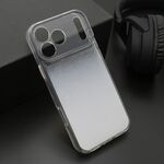 Maska / futrola OMBRE GLITTER za iPhone 17 Pro Max (6.9) bela (MS).