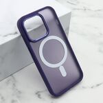 Maska / futrola SILKY MAGSAFE II za iPhone 15 Pro (6.1) ljubicasta (MS).