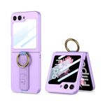 Maska / futrola STRAP RING CASE za Samsung F741B/F761B Galaxy Z Flip 6 5G/Z Flip 7 FE 5G ljubicasta (GKK case) (MS).