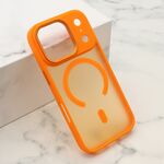 Maska / futrola SILKY MagSafe II za iPhone 17 Pro narandzasta (MS).