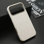 Maska / futrola WOVEN TOUCH MagSafe za iPhone 17 Pro Max (6.9) bela (MS).