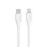 USB data kabl Comicell Superior CO-BX19 Fast 20W 3A Type C na Lightning 1m beli (MS).