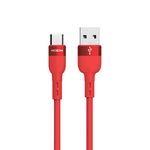 USB data kabl Moxom MX-CB184 silicone Type C 3A 1m crveni (MS).
