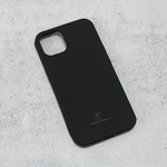 Silikonska maska / futrola Teracell Giulietta za iPhone 13 mat crna.