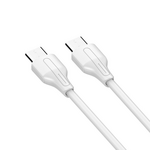 Data kabl LDNIO LC122-C 65w, Type C na Type C beli 2m.