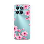 Silikonska maska / futrola print ultra tanka za Huawei Honor X6a Rose Flowers.