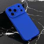 Silikonska maska / futrola Teracell Giulietta za iPhone 17 Pro/18 Pro 6.3 mat plava.