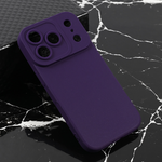 Silikonska maska / futrola Teracell Giulietta za iPhone 17 Pro/18 Pro 6.3 mat tamno ljubicasta.