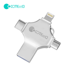 USB flash memorija Coteci CS8836 64GB USB 3.0/micro USB/Type C/lightning.
