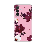 Silikonska maska / futrola print ultra tanka za Samsung A376 Galaxy A37 5G Pink Orchid.