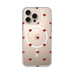 Maska / futrola print Magsafe za iPhone 16 Pro Max 6.9 Red Hearts.